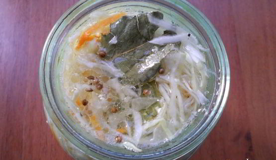 капуста маринованная с лимонной кислотой и кориандром