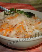 Маринованная капуста с морковью