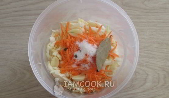 маринованная капуста за сутки