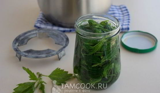 маринованная крапива