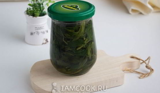 маринованная крапива