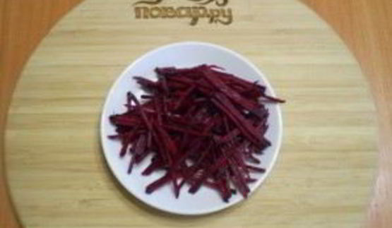 маринованная цветная капуста со свеклой