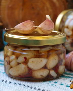 Маринованный чеснок на зиму