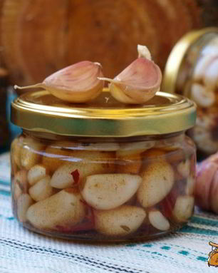 Маринованный чеснок на зиму