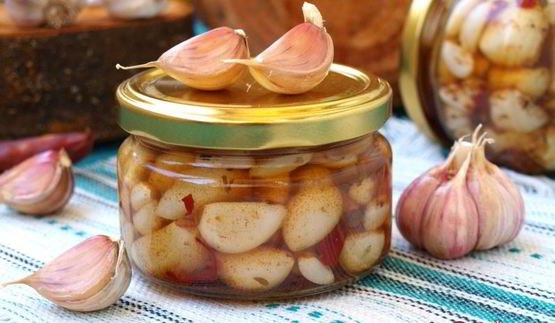 маринованный чеснок на зиму