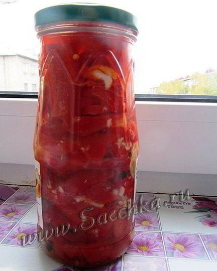 Рецепт маринованного перца на зиму