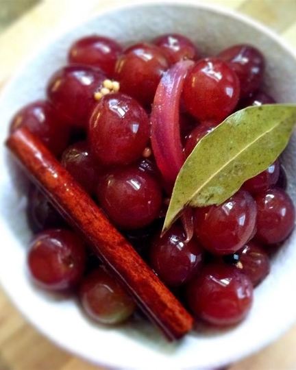 Рецепт маринованного винограда