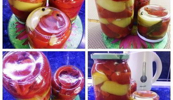 маринованные гогошары с медом и яблоком