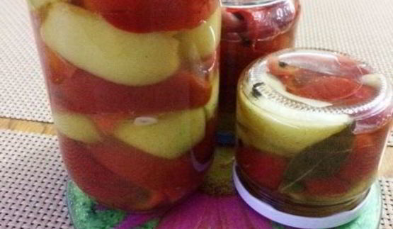 маринованные гогошары с медом и яблоком