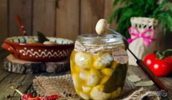 маринованные грибы шампиньоны