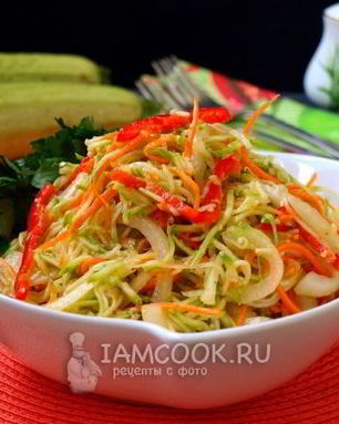 Маринованные кабачки по-корейски