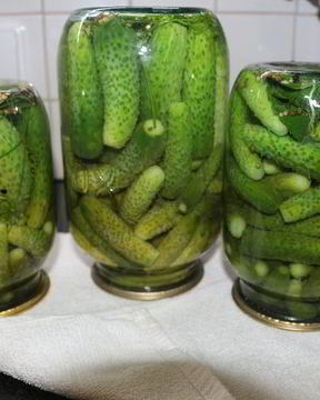 Маринованные хрустящие огурчики
