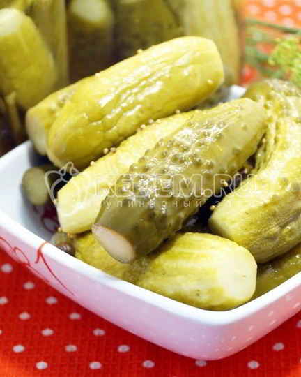 Рецепт маринованных огурцов с горчицей пальчики оближешь
