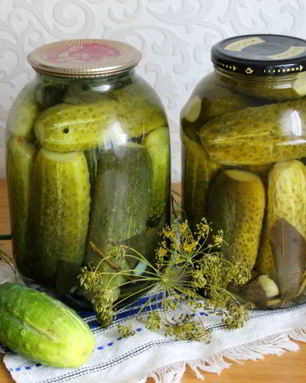 Маринованные огурцы с имбирем