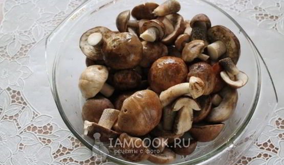 маринованные подберезовики
