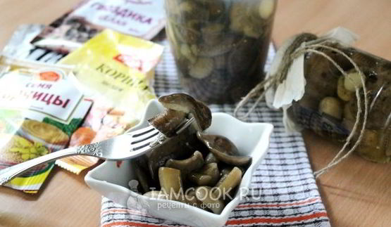 маринованные подберезовики