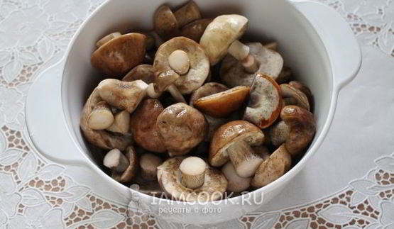 маринованные подберезовики