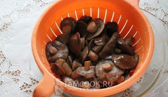 маринованные подберезовики