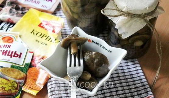 маринованные подберезовики