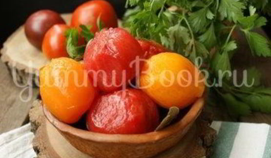 маринованные помидоры без кожуры