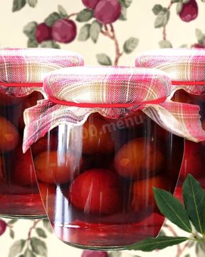 Маринованные сливы на зиму Пикантные