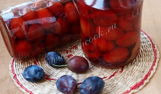 маринованные сливы с чесноком