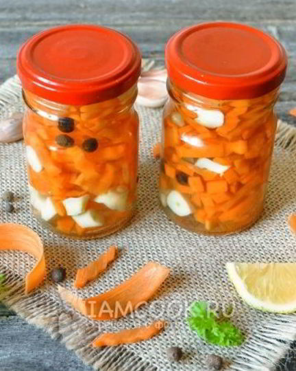 Рецепт моркови, маринованной ны зиму
