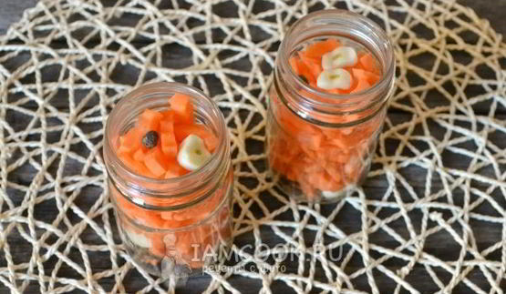 морковь, маринованная на зиму