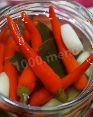 Перец чили маринованный на зиму