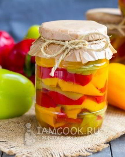 Рецепт перца маринованного в масле