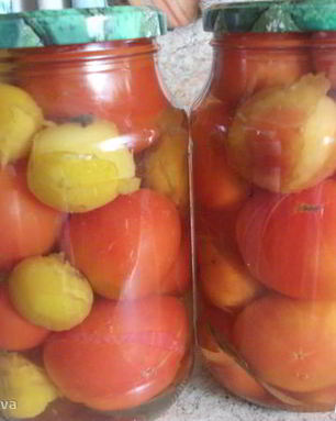 Помидоры маринованные со сливой