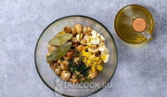 шампиньоны, маринованные без уксуса