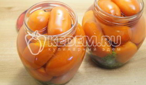 сладкие маринованные помидоры на зиму