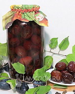 Сливы маринованные закусочные на зиму