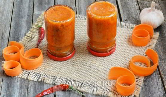 морковная икра на зиму