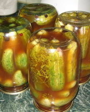 Огурчики Чили на зиму