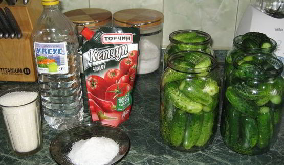 огурчики чили на зиму