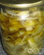 Огурцы с луком на зиму