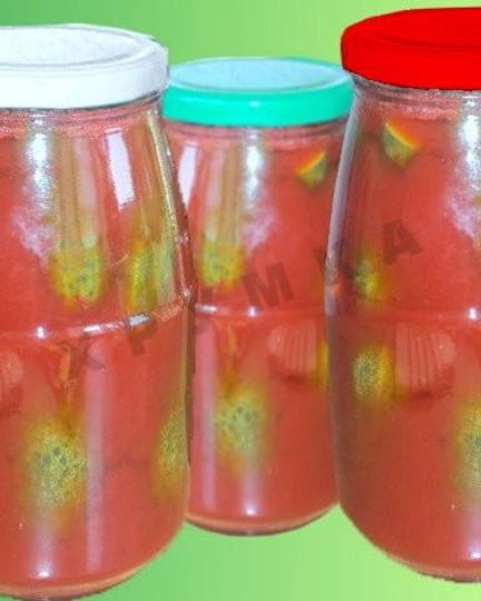 Рецепт огурцов в томатной заливке на зиму