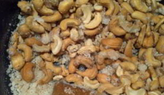 орехи в карамели