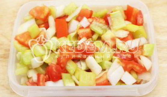 овощная смесь к мясу на зиму