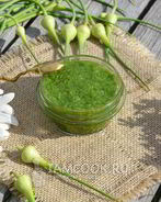 Паста из чесночных стрелок на зиму