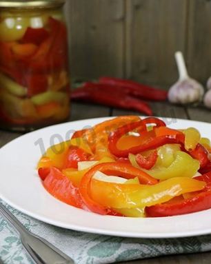 Перец на зиму без стерилизации