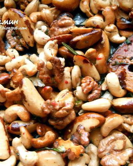 Рецепт пряных орехов