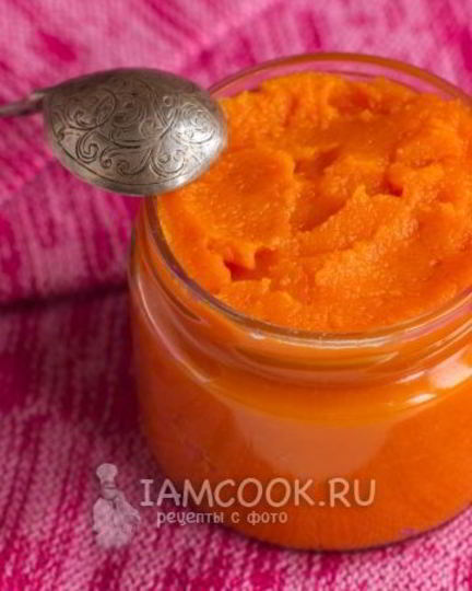 Рецепт пюре из моркови на зиму