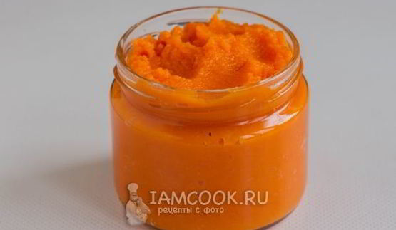 пюре из моркови на зиму