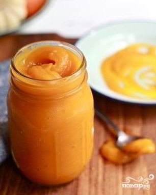 Пюре из тыквы и яблок на зиму