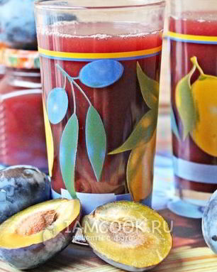 Сок из сливы на зиму через соковыжималку