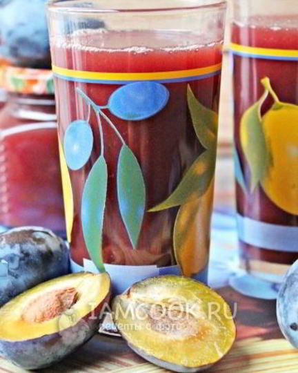 Рецепт сока из сливы на зиму через соковыжималку