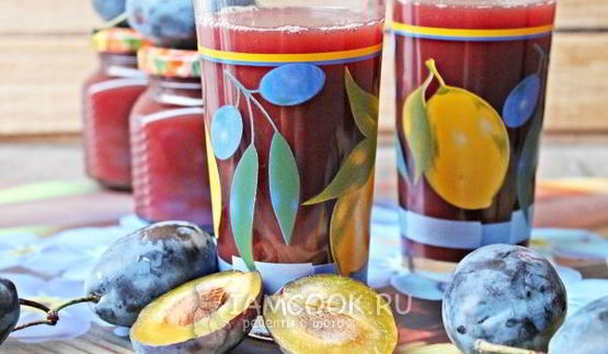 сок из сливы на зиму через соковыжималку